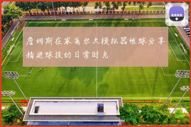詹姆斯在家高尔夫模拟器练球分享精进球技的日常时光