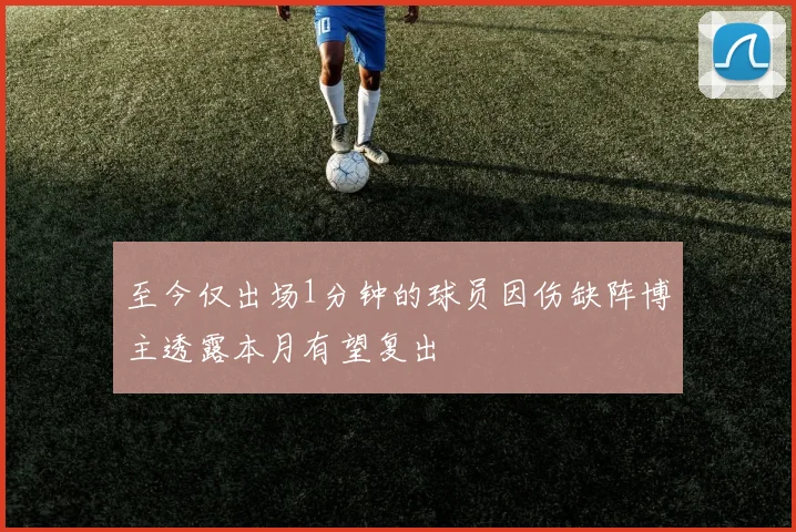 至今仅出场1分钟的球员因伤缺阵博主透露本月有望复出